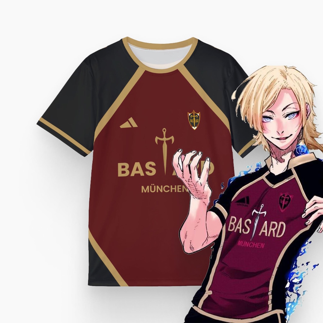 Sweat à Capuche Blu Lock / Bastard Munich - Impression 3D - Manches Longues - 100% Polyester - Cosplay Et Style Décontracté