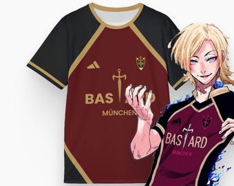 Blue Lock Bastard Munchen Football Jersey, Kaiser Cosplay