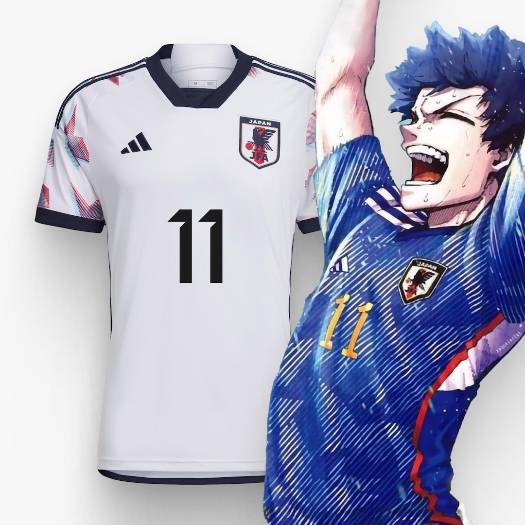 Blue Lock Japan Soccer Jersey, Isagi Yoichi Cosplay, Personalized