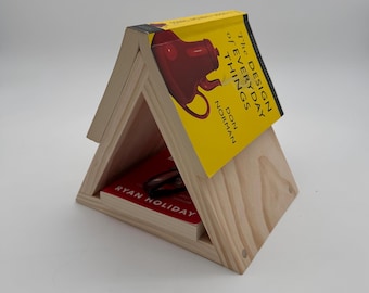 Wooden Book Holder | Wooden Book Stand for Bedside