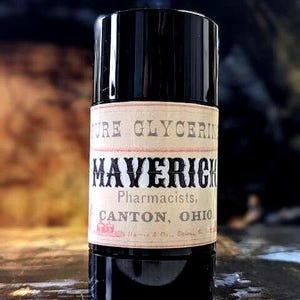 MAVERICK. Solid cologne stick.  Handmade in small batches Natural Simple Ingredients Ships free in U.S.!!!