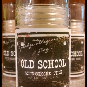 OLD SCHOOL. Solid natural cologne stick.  Worldly and sophisticated!  Deep and rich. From another time and era.