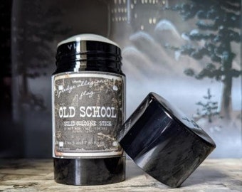 OLD SCHOOL. Solid natural cologne stick & soap! Worldly and sophisticated!  Deep and rich. From another time and era. Ships for FREE in U.S.