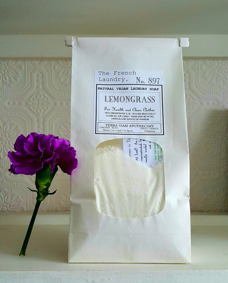 Concentrated Formula. Vegan Laundry Soap. 1 lb. Plant Based. Sustainable Cleaning. Vegan Product for Home and Living. image 1