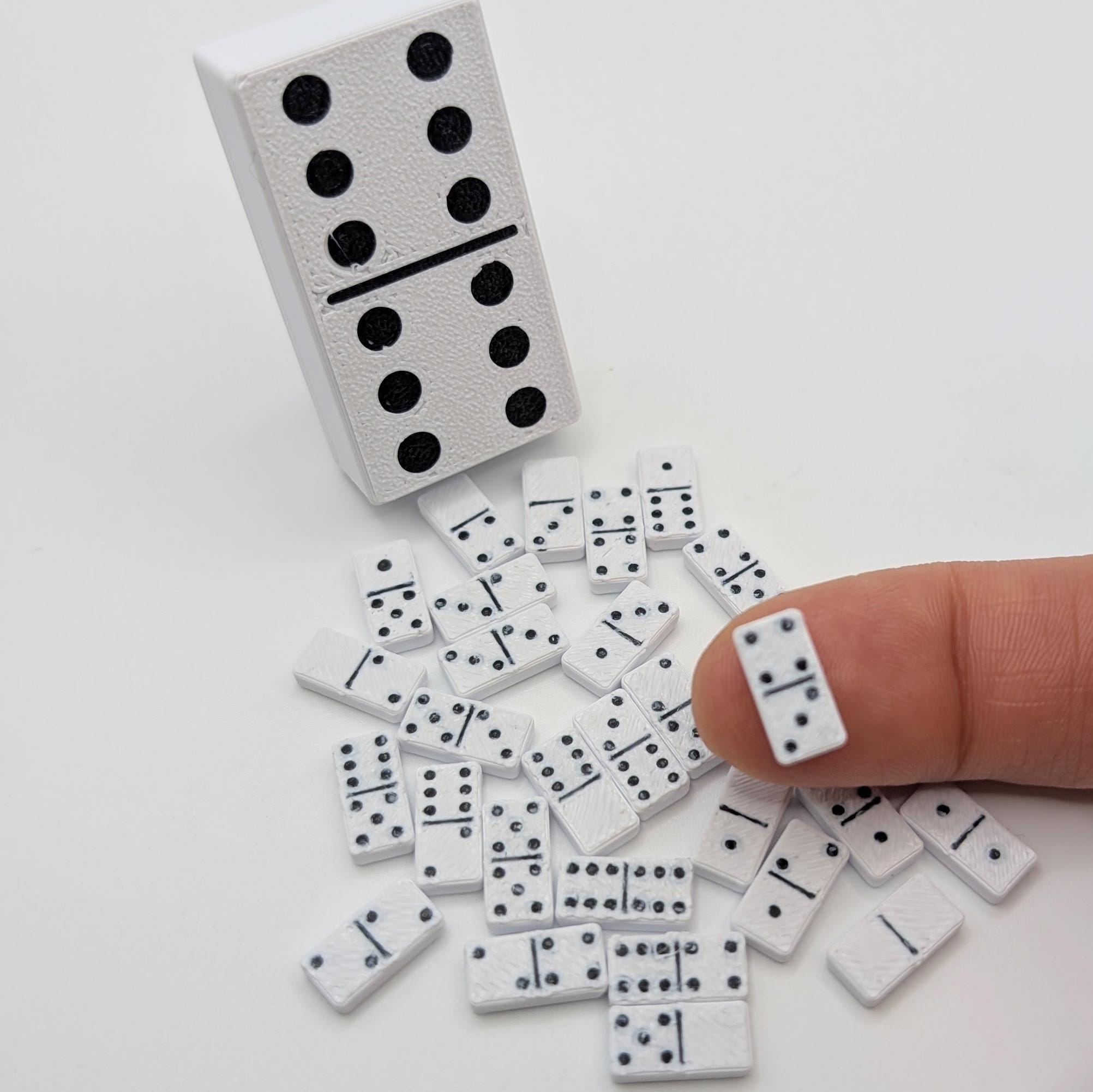 Mini Travel Domino Set - Double Six - Etsy