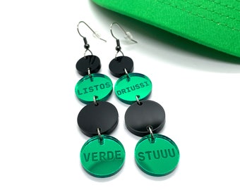 Listos Verde Earrings, Austin FC, Listos, Austin Soccer, Stuver, Druissi, Verde, Alright alright alright, Hasta la Muerte, Game day