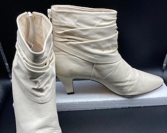 slouch ankle boots flat