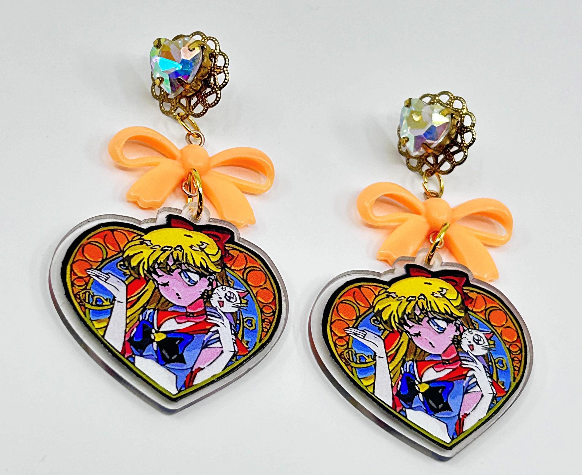 Great Eastern Sailor Moon Sailor Venus Ohrringe – Kostüm-Zubehör Für Cosplay