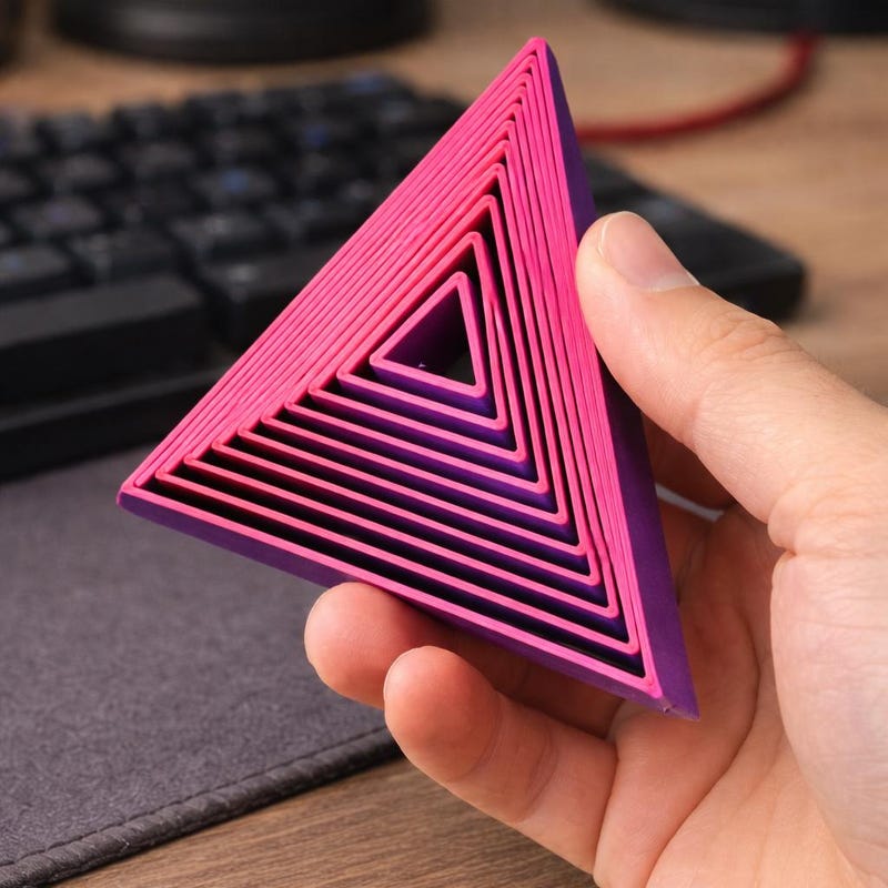 Rotating Triangle Fidget Shape Rectangle Triangle Fidget - Etsy