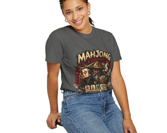 Mahjong Legend Winning Hand T-shirt | Retro Mahjong Warrior Tee
