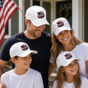 Make America Great Again Dad Cap | American Flag Eagle Embroidered Hat