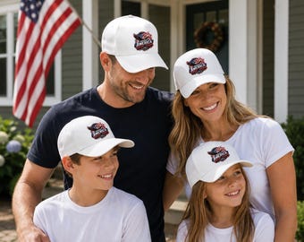 Make America Great Again Dad Cap | American Flag Eagle Embroidered Hat