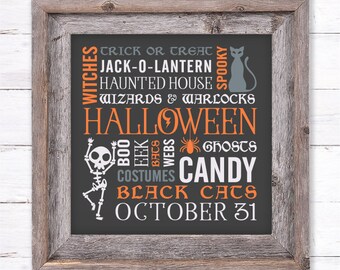 Download Halloween Words Svg Etsy