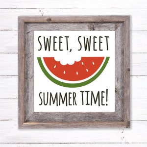 Sweet Summertime Watermelon Sign, Farm Sign, Farm Stand Sign, Produce ...
