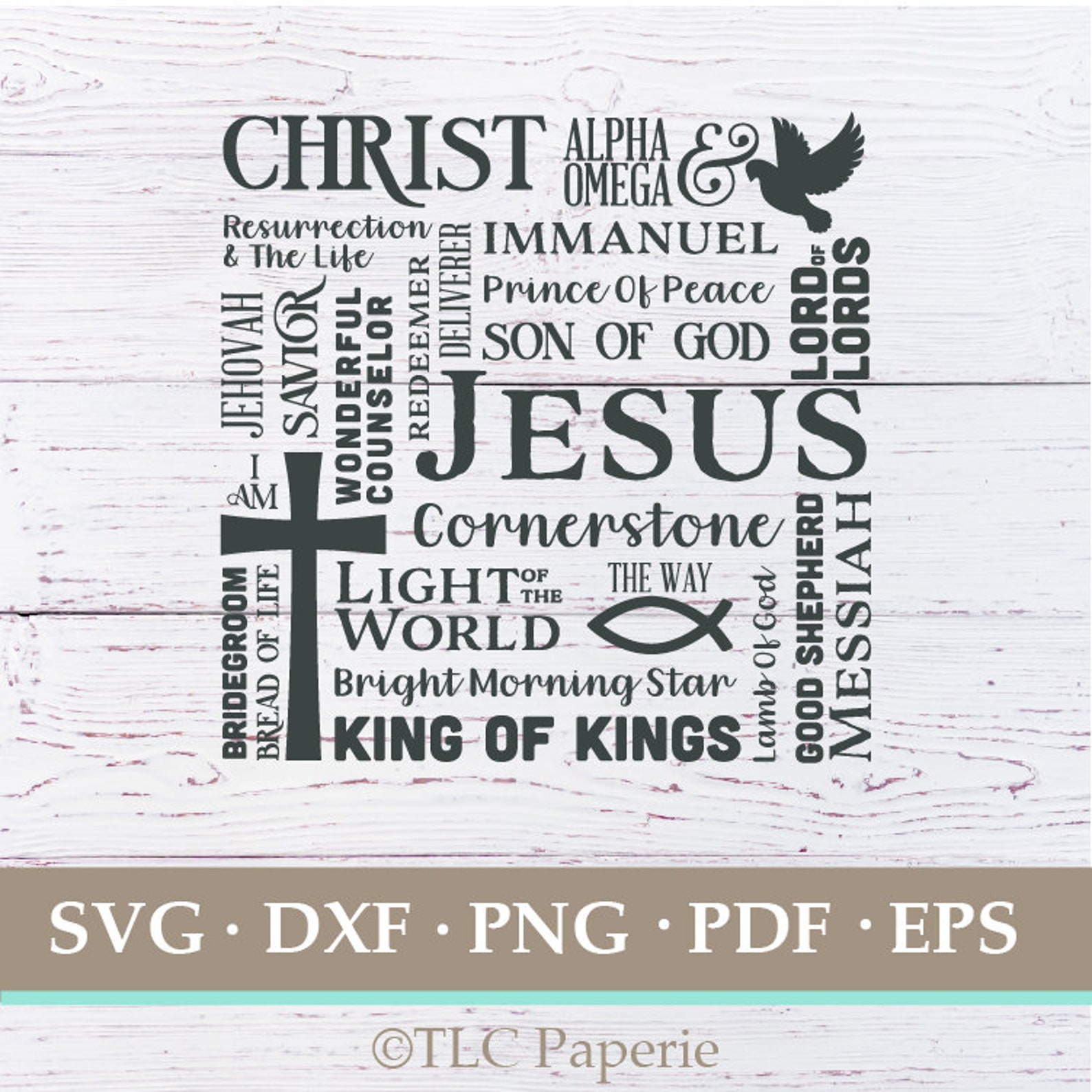 Subway Art Svg Names of Jesus Svg Subway Words Art Sign SVG - Etsy