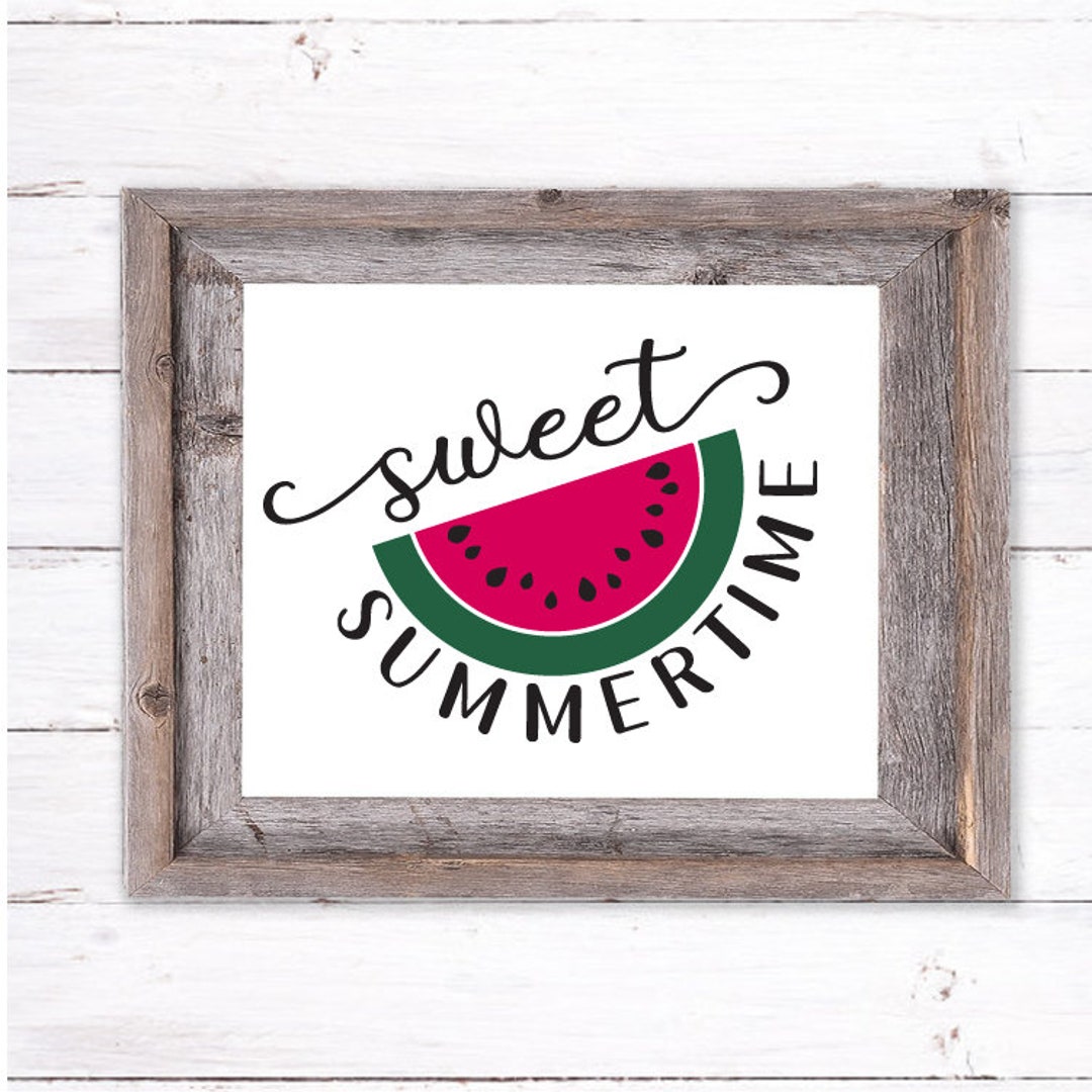 Sweet Summertime Watermelon Sign, Farm Sign, Farm Stand Sign, Produce ...