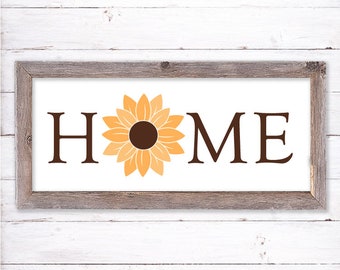 Home Sign, Farm sign, Farmhouse Sign,  SVG for Signs, Country Sign, Sunflower sign svg,  Rustic Sign,  SVG Cut Files