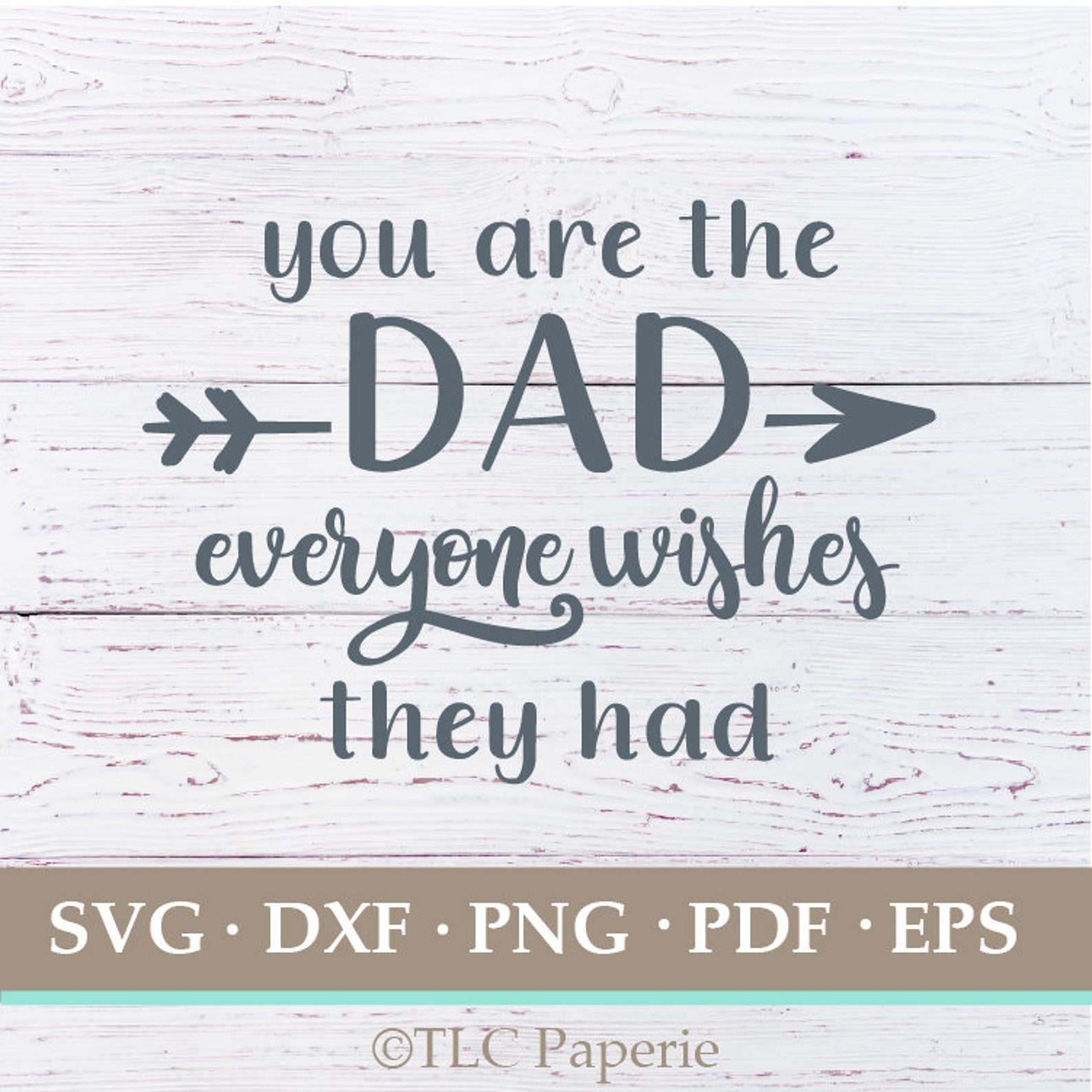 Vatertagskarte 'You Are The Dad Everyone Wishes They Had' – 12,7 X 17,8 Cm | Witzig, Persönlich, Mit Umschlag