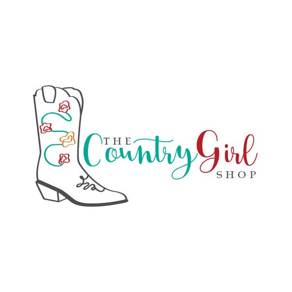 Fashion Logo Clothing Logo Cowgirl Logo Custom Logo Business