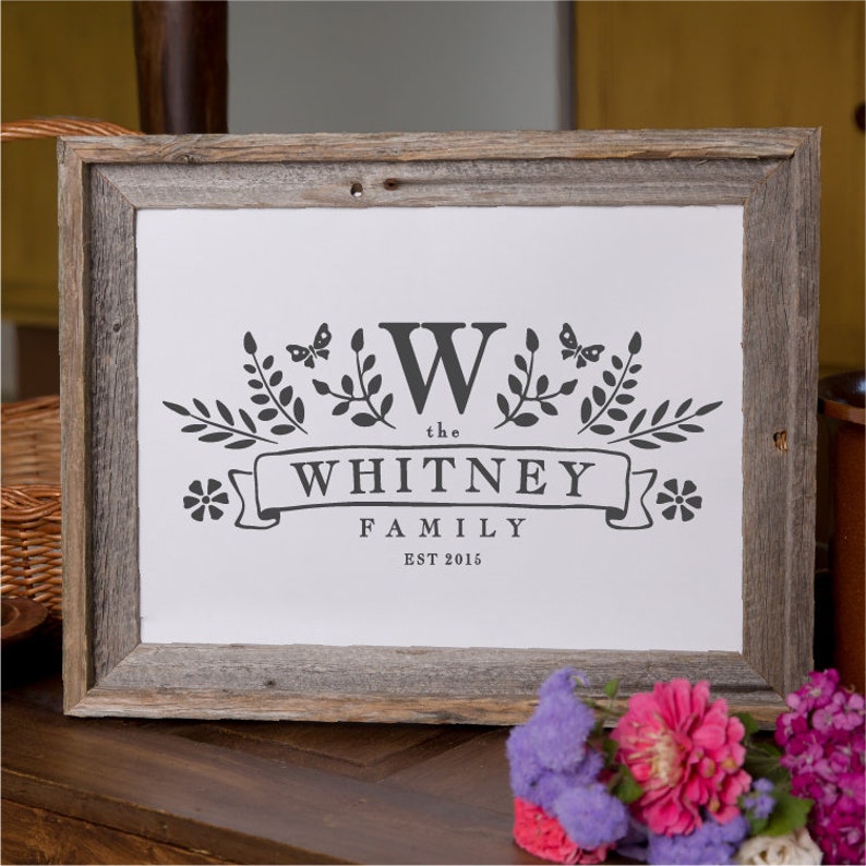 Download Monogram Sign Last Name SVG Family Name SVG Rustic Home ...