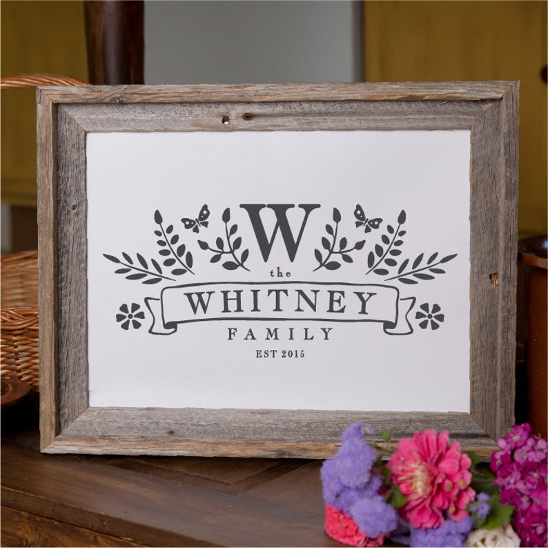 Monogram Sign Last Name SVG Family Name SVG Rustic Home ...