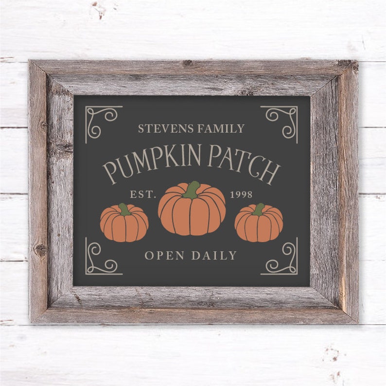 Download Family Name Sign Pumpkin Patch svg Halloween svg SVG for ...