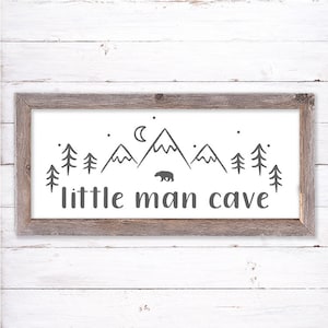little man cave nursery bedding
