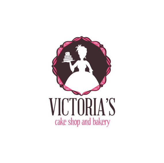 Bakery Logo Design Cake Logo Premade Logo Catering Logo Etsy