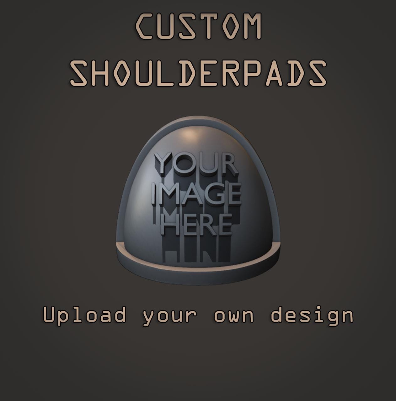 Custom Shoulder Pads for Space Knights