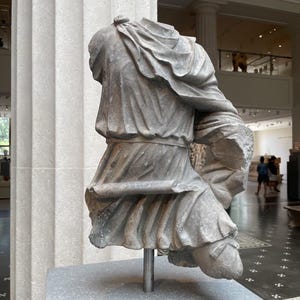 3D Printable Hunter Statue Fragment: Greek Roman Sculpture Replica (STL File)