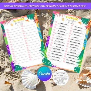 Kids Summer Bucket List | Exciting Summer Activities for Children | Summer Bucket List for Kids