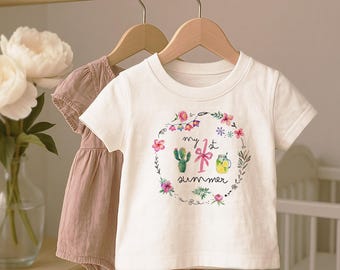 Baby’s First Summer PNG, Newborn Summer Clipart, Baby’s 1st Vacation, First Summer Sublimation Design, Printable for Scrapbook, Cardmaking