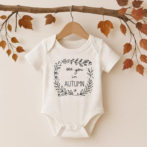 Faire-part bébé automne PNG | Rendez-vous à l'automne Clipart | Baby Reveal Fall PNG | Révélation de grossesse imprimable | Décoration d'automne pour bébé | Bébé d'automne