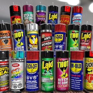 Funny Spray Tumbler Bundle, 20oz Sarcastic Curse Word Tumbler PNG, Adult Humor Designs, Cuss Word Designs, Bitch Spray PNG, Seamless Wraps