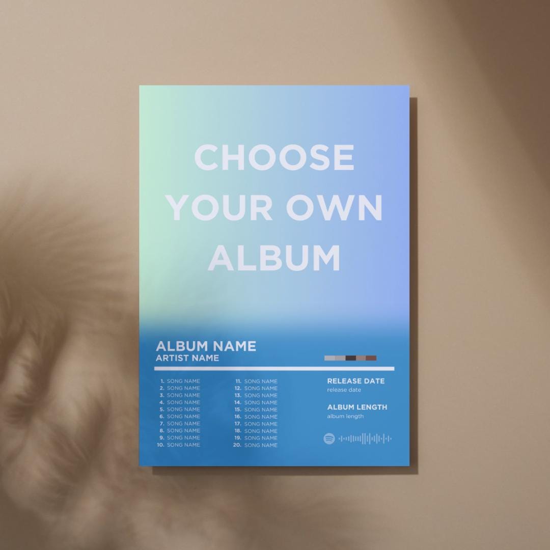 Discover Choose Your Own Album Poster Set