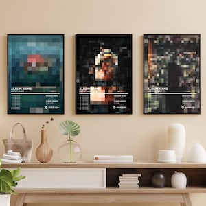 RWave Album Cover Poster Bundle Set of 5, Rapper Posters, Hip Hop Poster, Album Cover Print Wall Art, Music Posters, Digital Download
