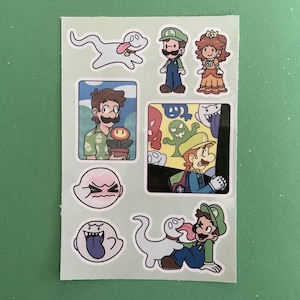 Foglio di adesivi di Luigi & Friends