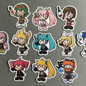 Chibi Vocaloid Stickers
