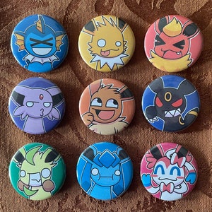 Eeveelution Buttons