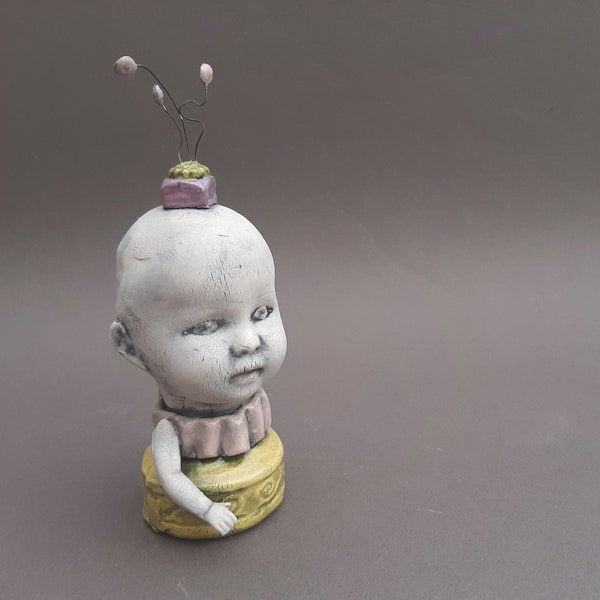 Creepy Sculpture Etsy