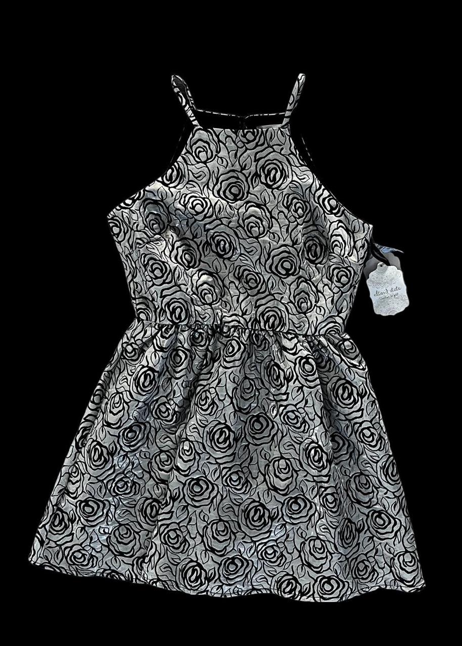 Alter'd State Black & Gold Rose Jacquard Dress | Metallic Floral Dress |  Dolman Sleeve Cocktail Dress Size M - Etsy