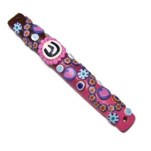 Custodia Mezuzah ebraica fatta a mano in argilla polimerica regalo di nozze ebraico inaugurazione della casa ebraica decorazione per la casa ebraica arte ebraica stella di David Judaica