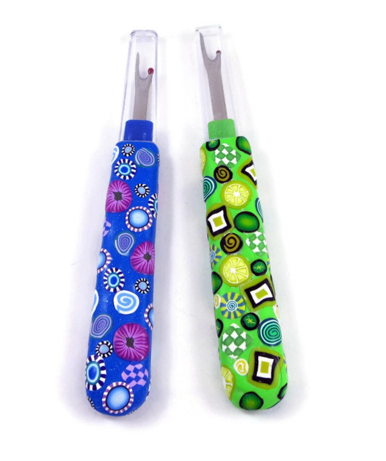 Seam Ripper Handmade Polymer Clay Handle Colorful Canework Etsy