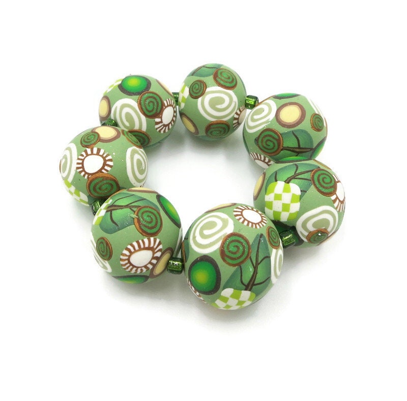 Wholesale! Mixed Polymer Clay Round Ball Loose Spacer Beads 6,8,10