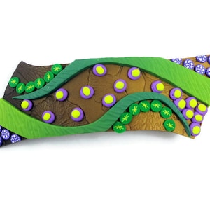 Colorful Hair Barrette Hair Accessories Women Teen Girls Boho Hair Accessories Handmade Polymer Clay French Hair Clip Skinner Blend Gingko