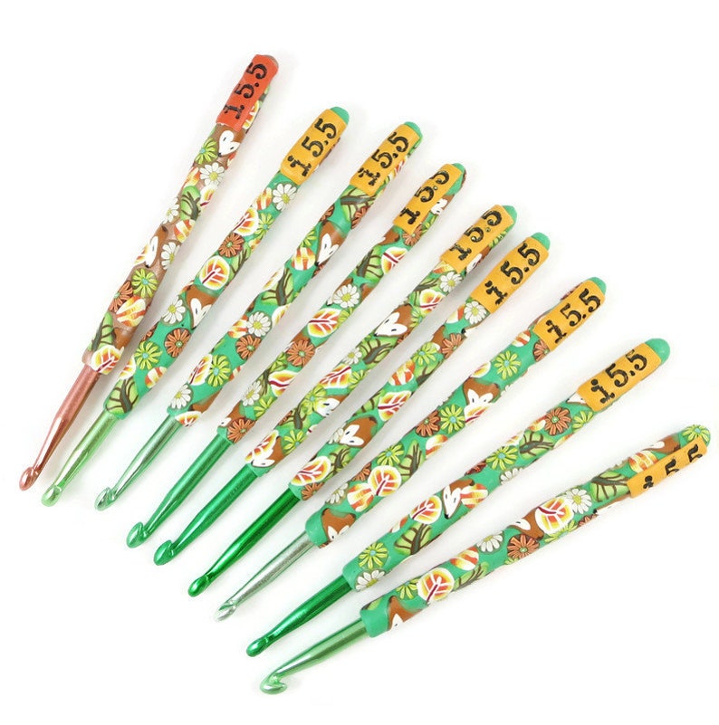 Size I 5.5 Mm Boye Crochet Hook Polymer Clay Handle Boye UK Canada