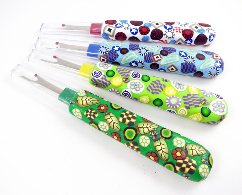 Seam Ripper Handmade Polymer Clay Handle Colorful Canework Etsy