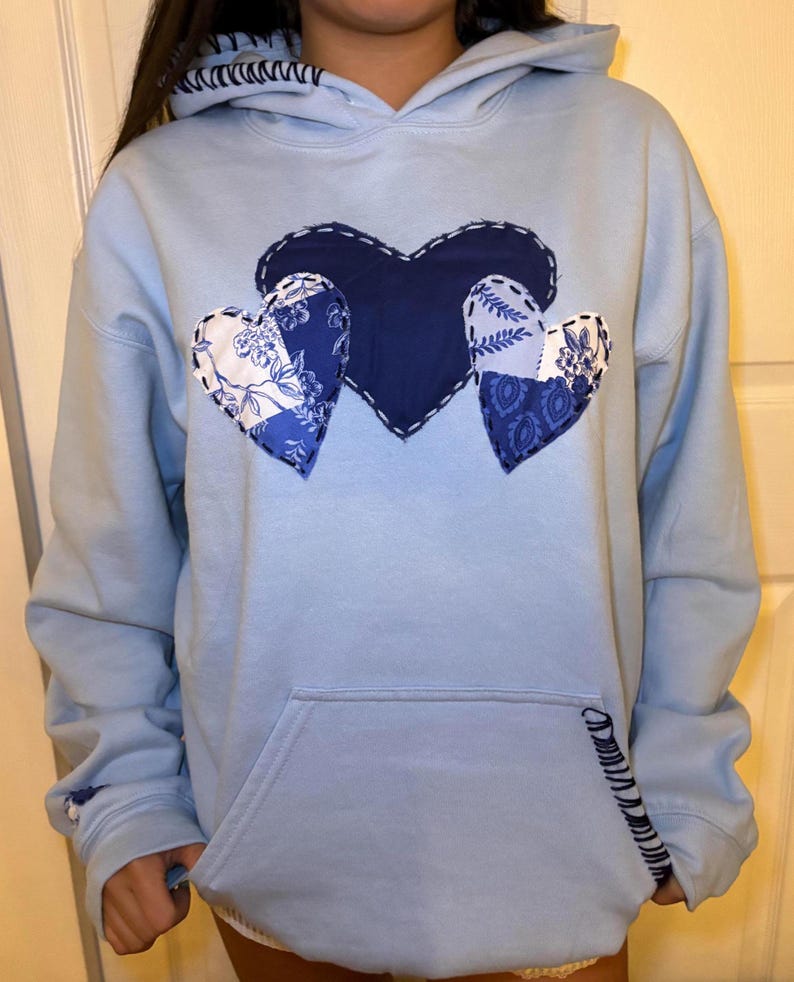 Heart Pattern - Inspired By Harry Styles - Sustainably Made Hoodie main image 0