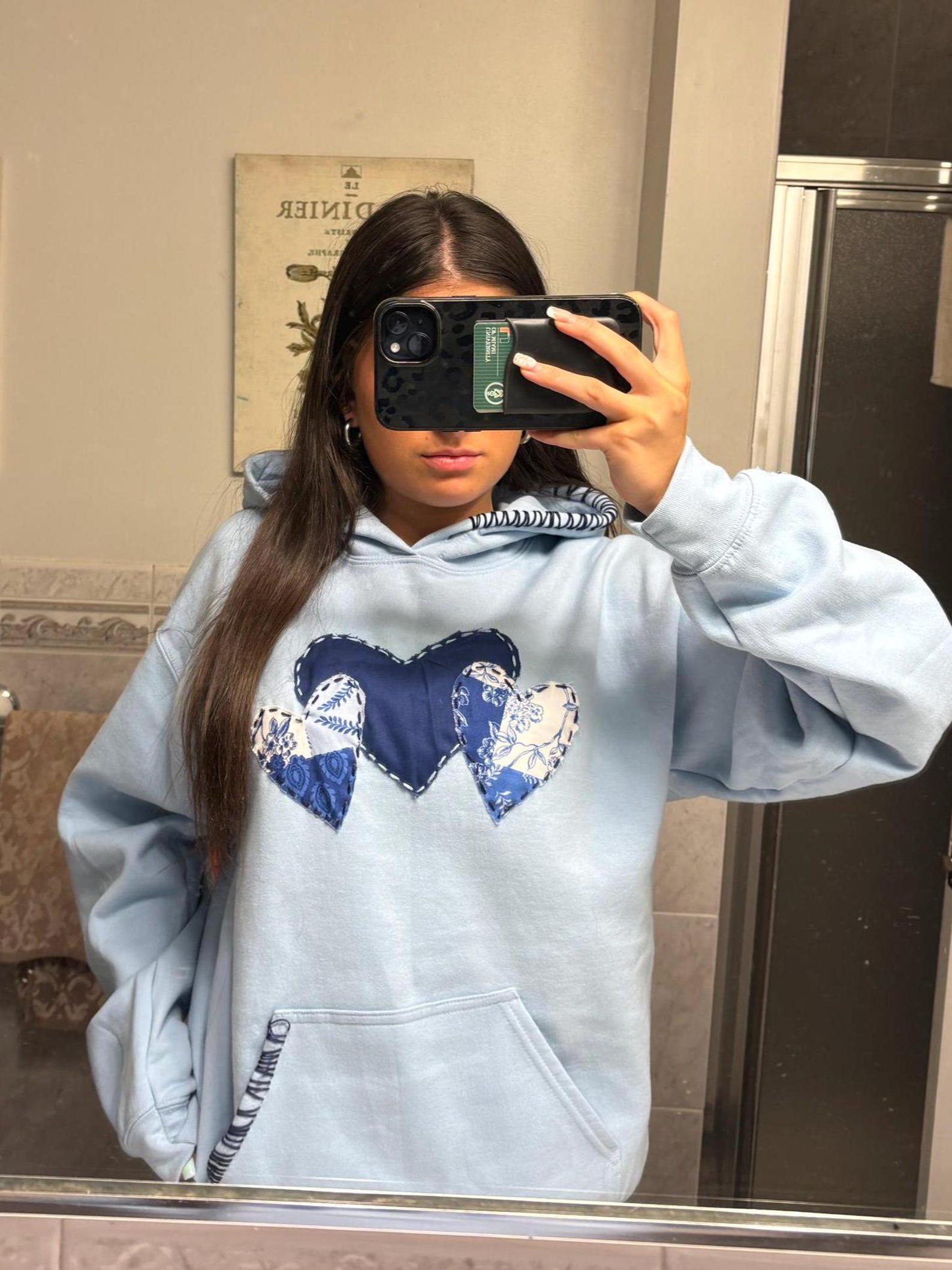 Heart Pattern - Inspired By Harry Styles - Sustainably Made Hoodie main image 1