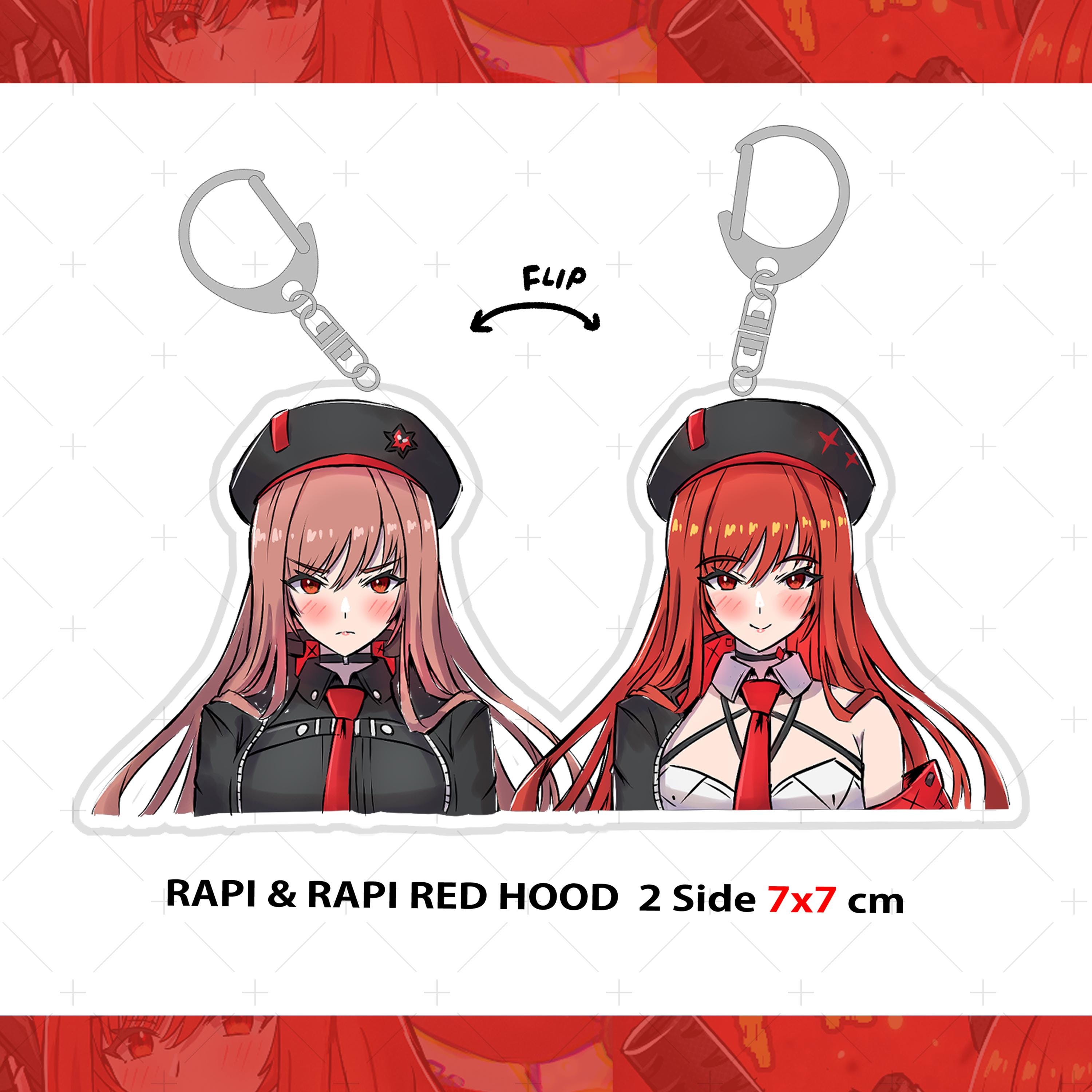 NIKKE Rapi : Red Hood 7x7 CM Standee & Key Chain - Etsy